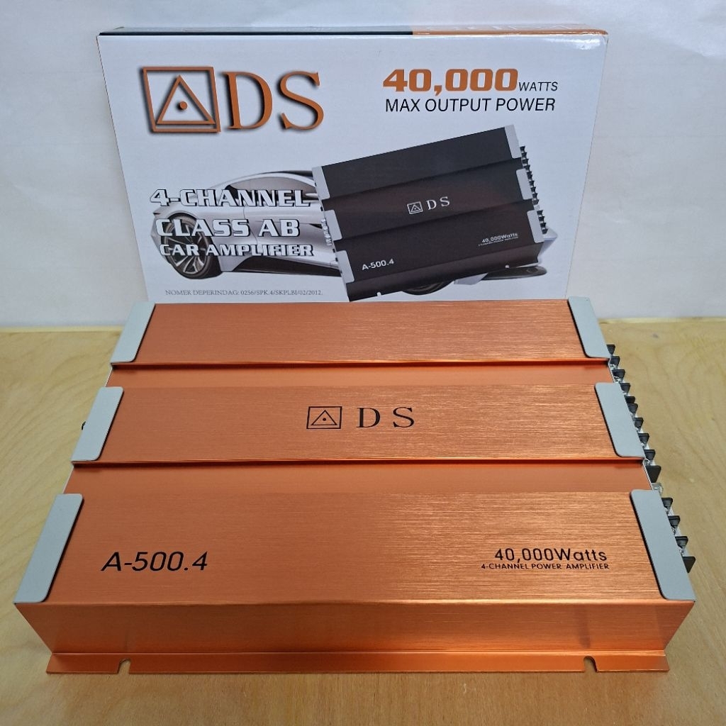 Power 4channel ADS AD 500.4 Class AB Car Amplifier