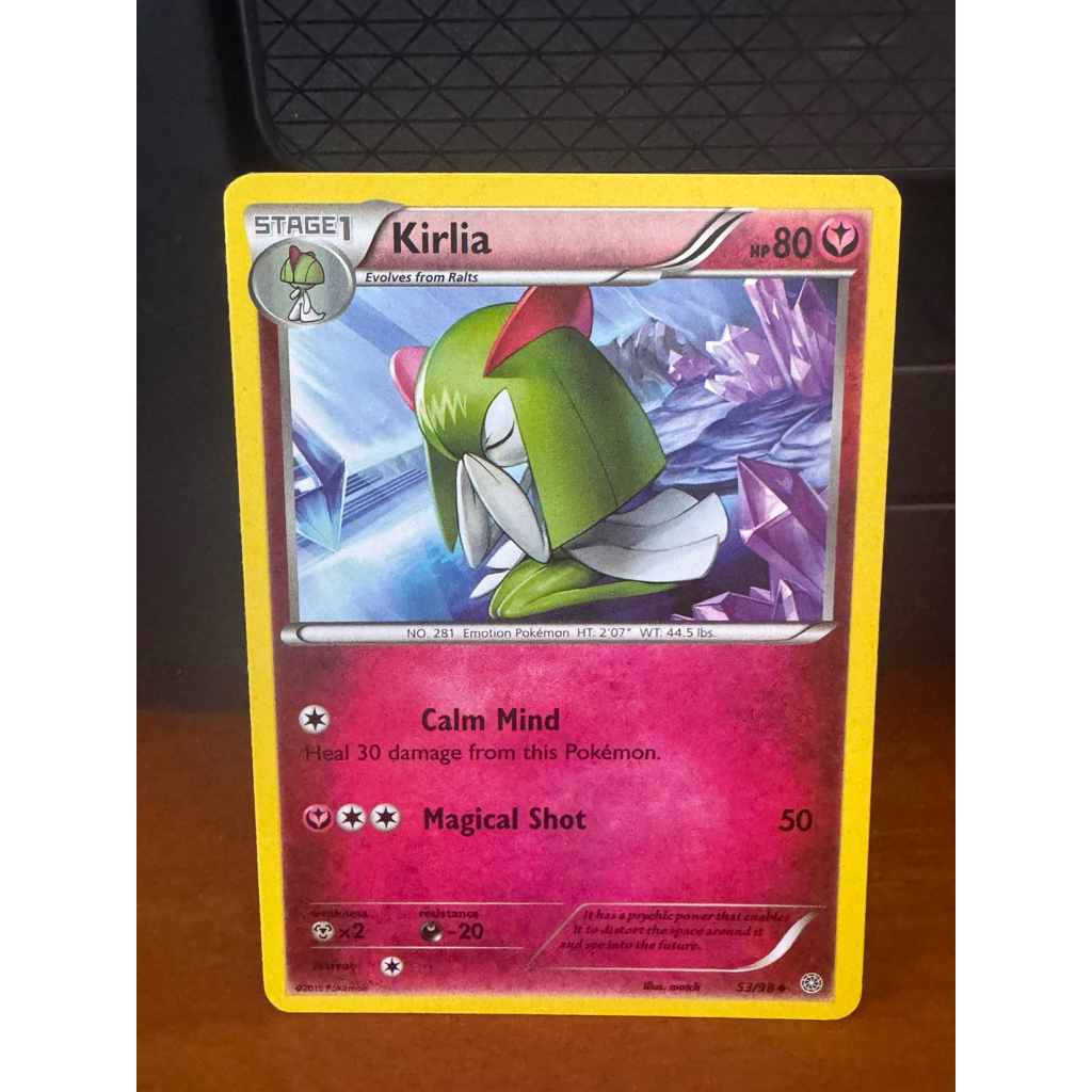 Kirlia pokemon ancient origins 53/98 pokemon tcg inggris
