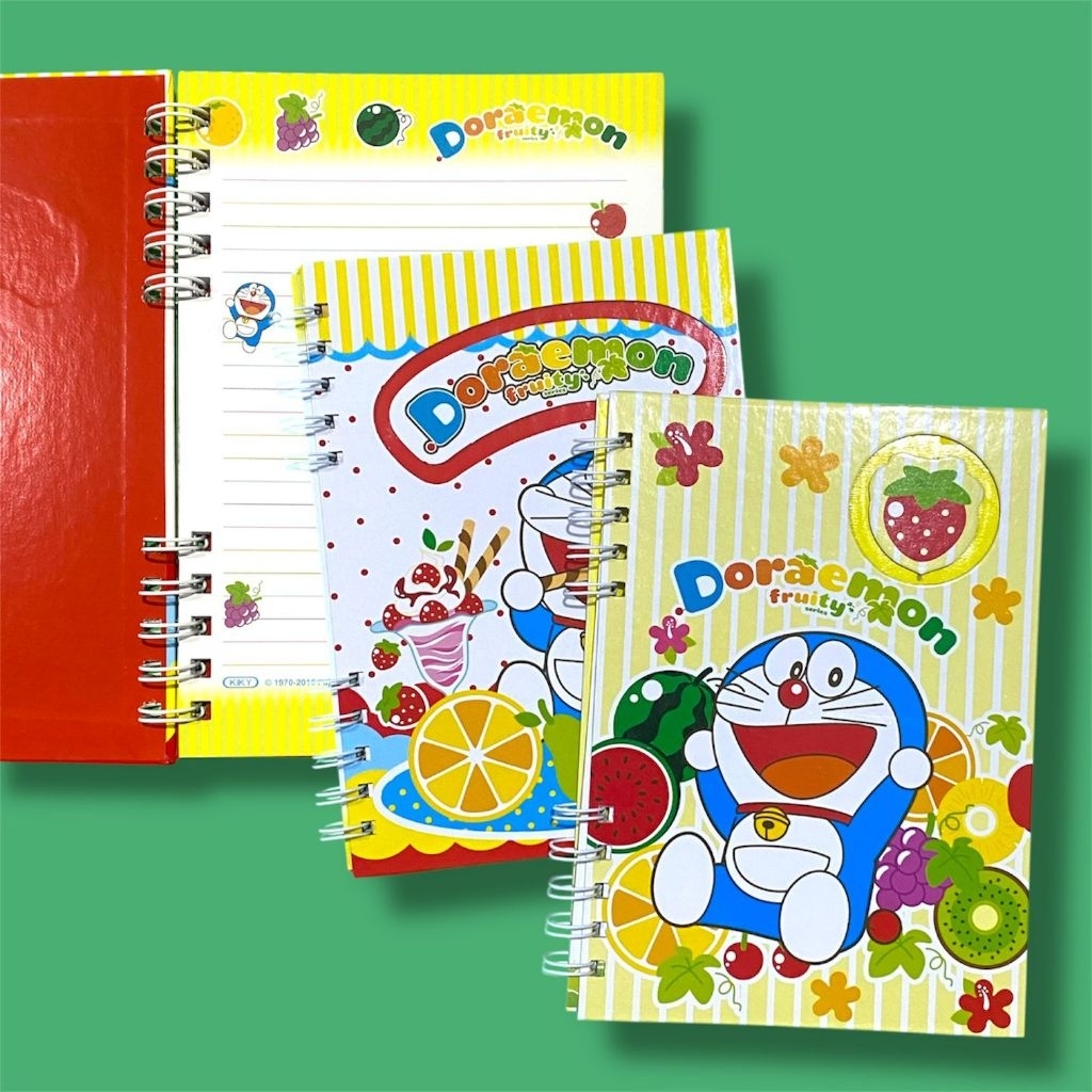 (1PC) NOTE BOOK/ BUKU DIARY MOTIF DORAEMON/ BUKU CATATAN