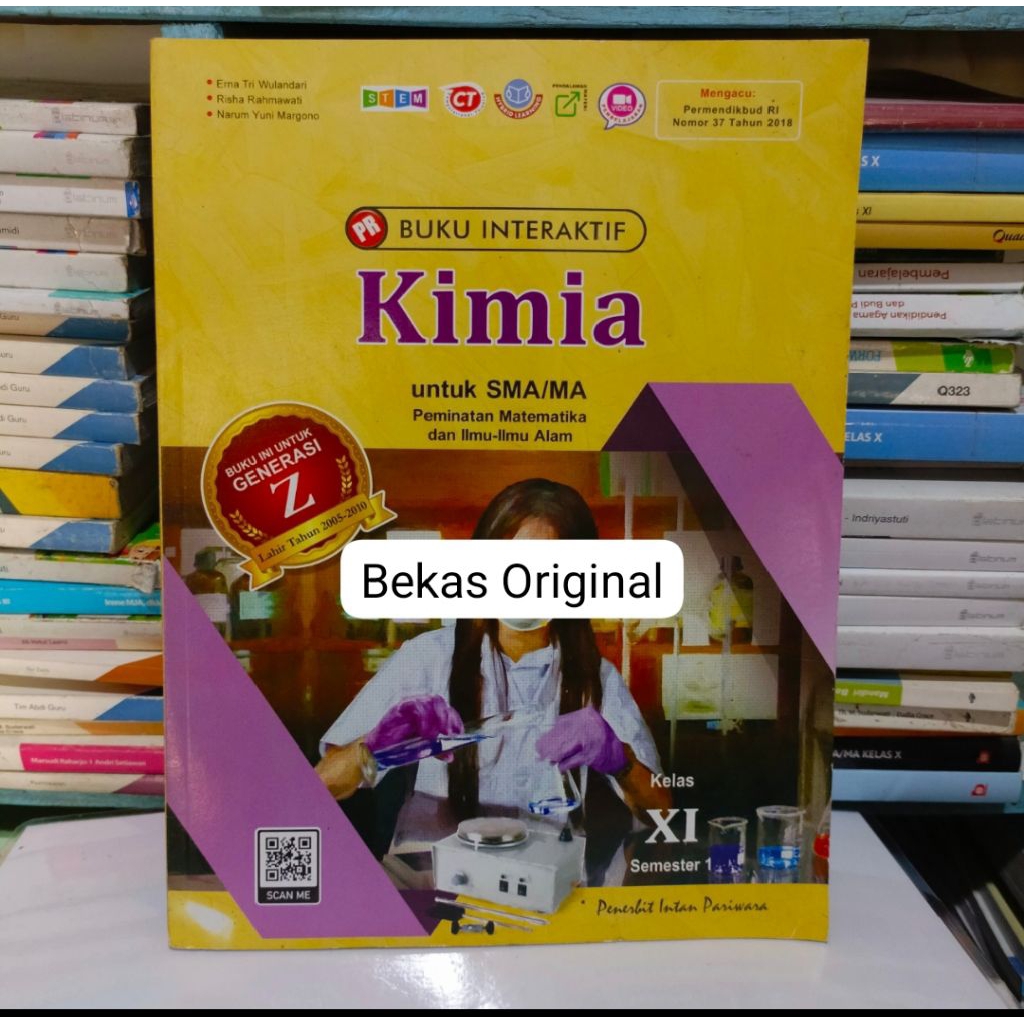 Buku PR Interaktif KIMIA SMA Kelas 11 XI Semester 1 Penerbit Intan Pariwara