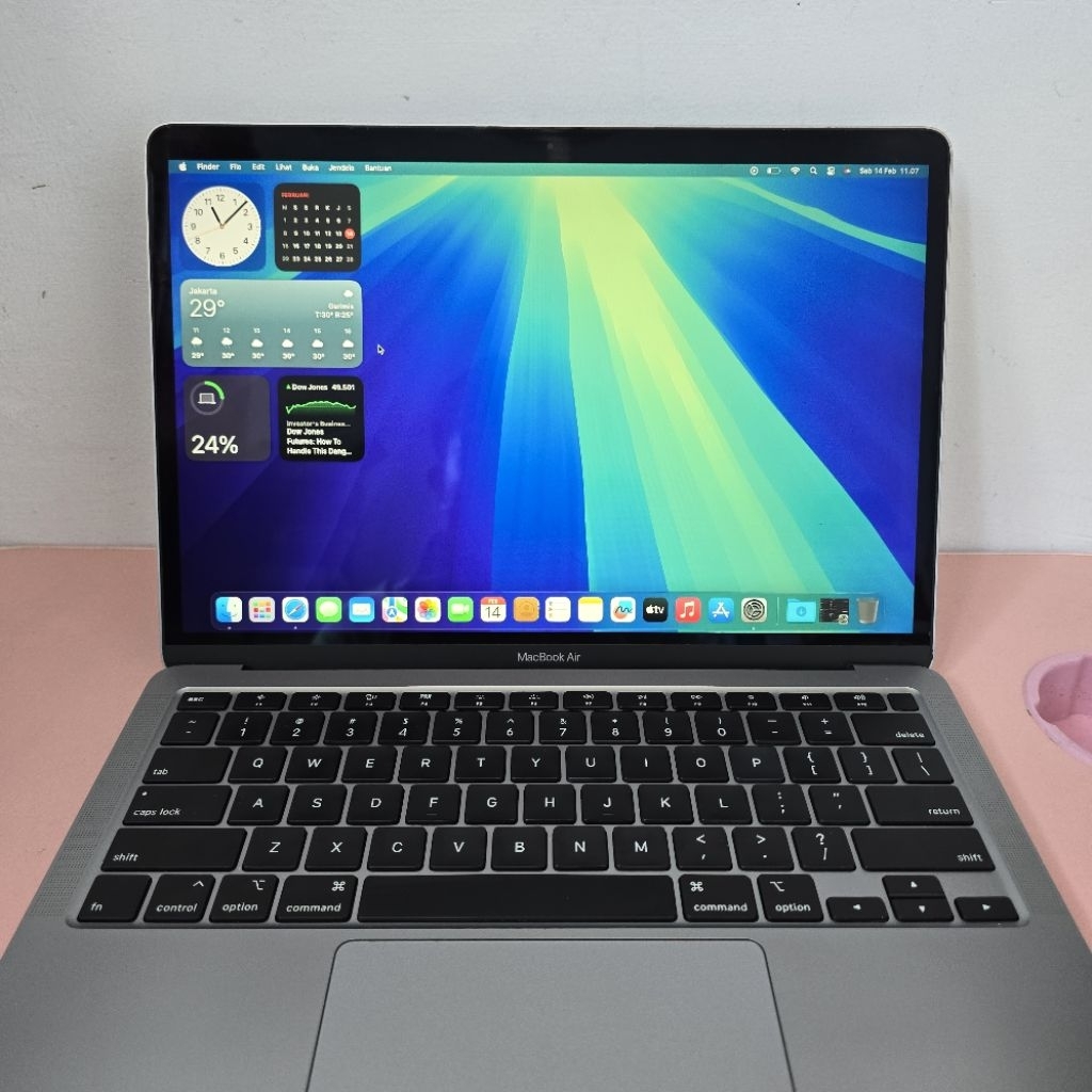 MacBook air 2020 core i5  8/512Gb garansi Second