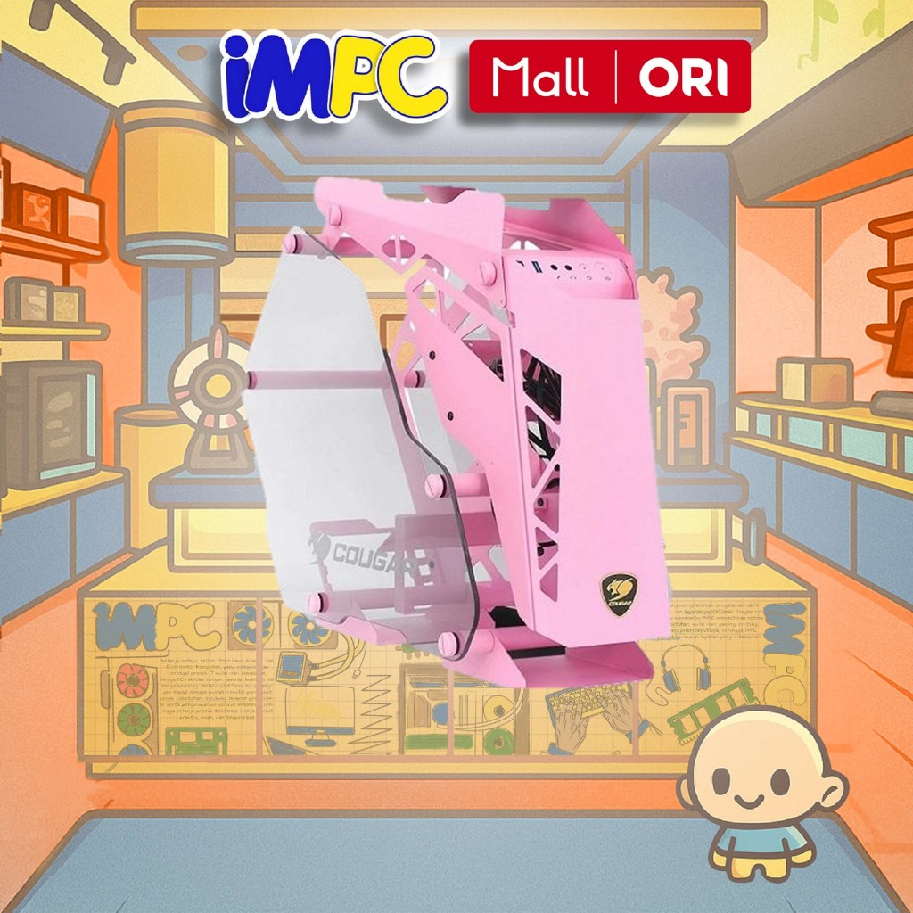 COUGAR PC Case Gaming CONQUER Pink - Casing Komputer