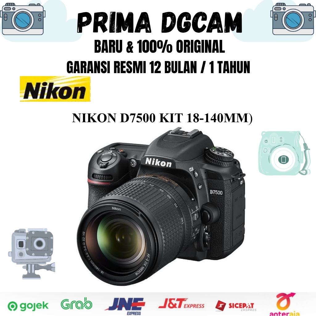 NIKON D7500 KIT AFS DX 18-140MM VR / NIKON D7500 KIT 18-140 / NIKON D7500