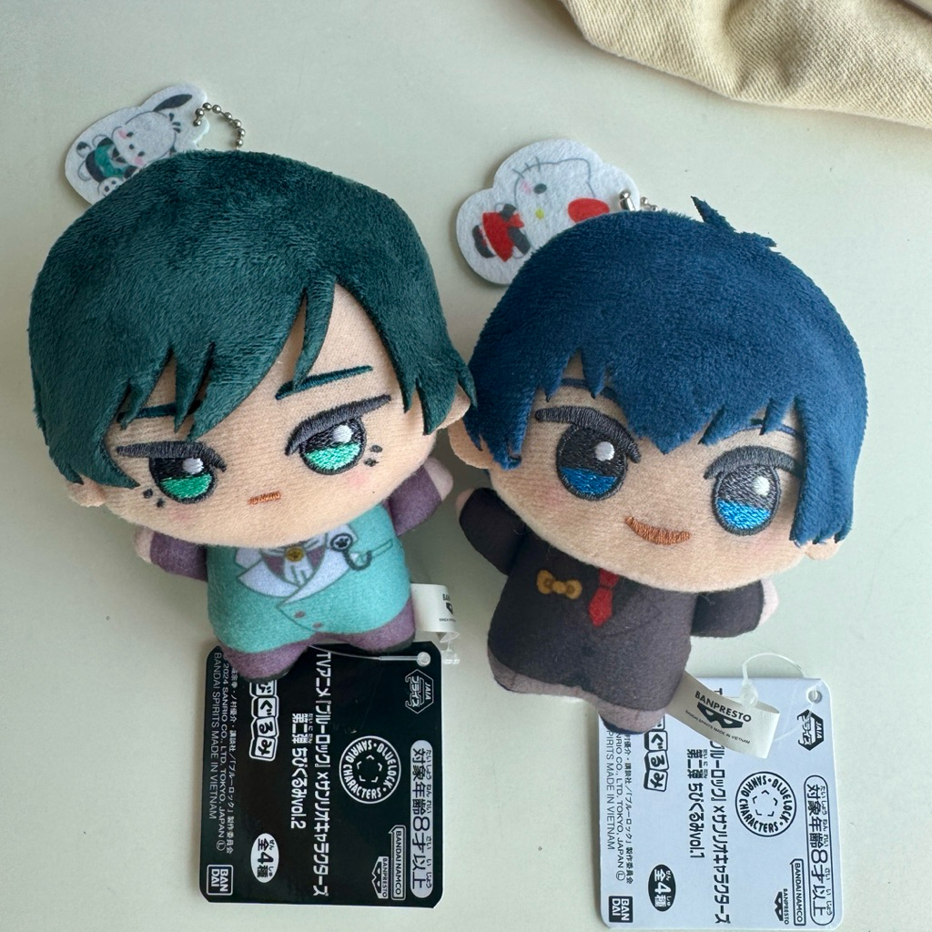 Blue Lock x Sanrio Chibigurumi - Isagi & Itoshi Rin