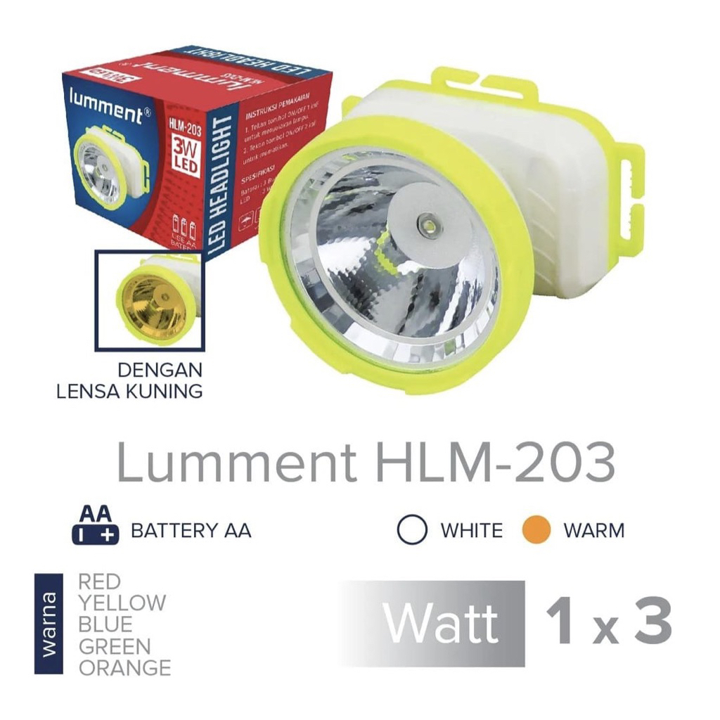 SENTER KEPALA LUMMENT HLM-203