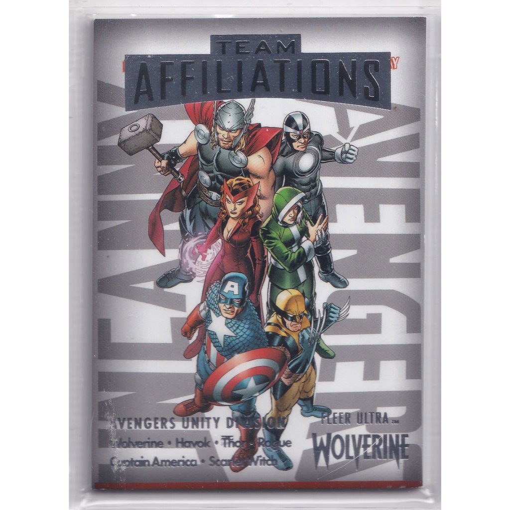 2023 Fleer Ultra Wolverine Team Affiliations #TA-3 Avengers Unity Squad