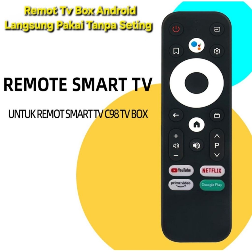 Remot Tv Box Android Universal MXQ C98/X96/M96 Tanpa Seting
