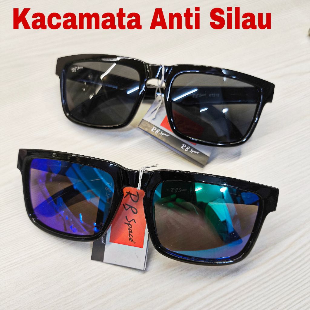 Kacamata Hitam Cowok Anti UV|Kacamata UV PROTECTION/Kacamata Fashion Hitam Pria dan Wanita/Kacamata 