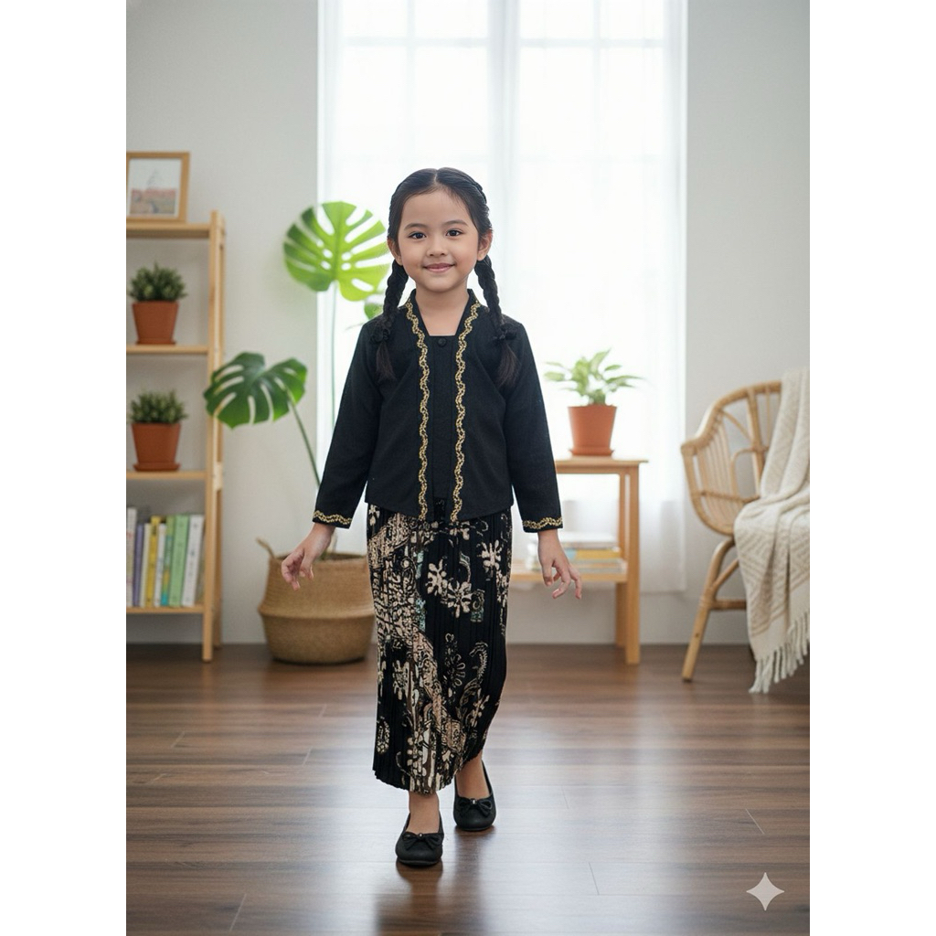 Rok batik anak/rok plisket anak/rok plisket batik anak/rok anak