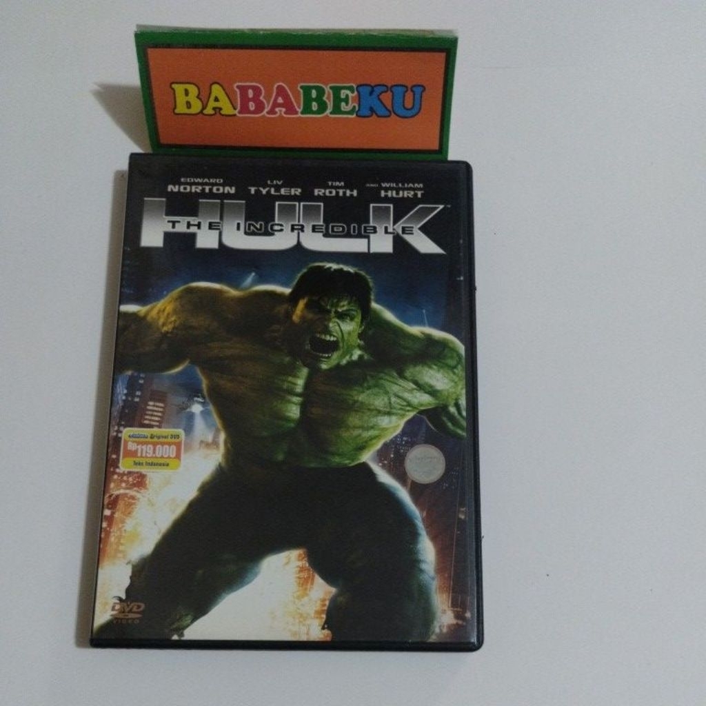 DVD original The Incredible Hulk Marvel bekas