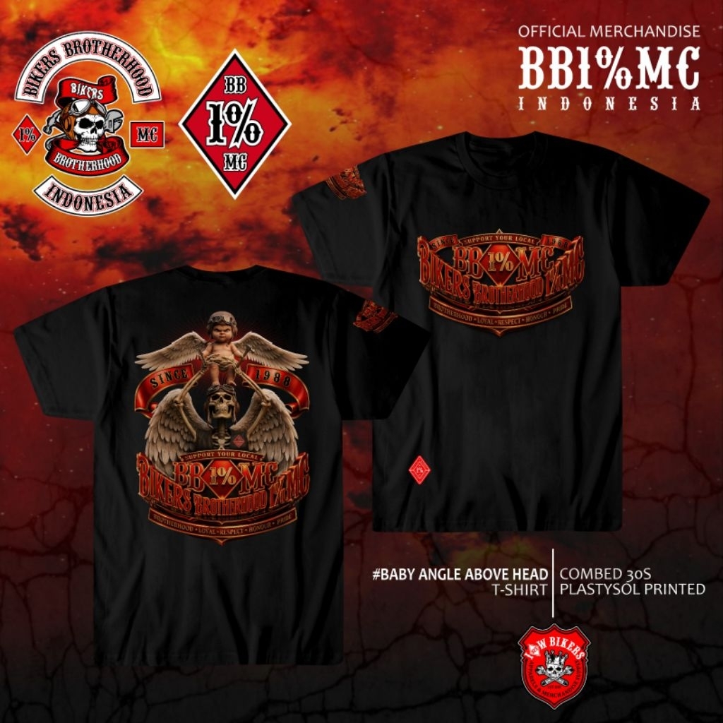 t-shirt bikers brotherhood 1% MC (01)