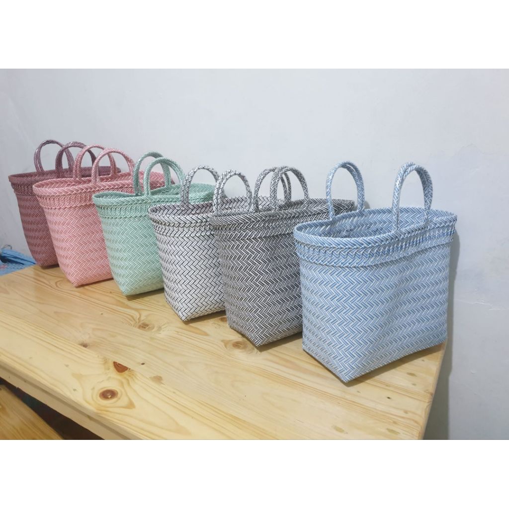 size M | Tas Anyaman Plastik premium