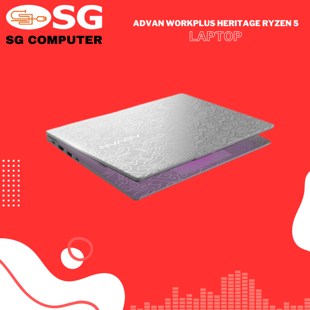 ADVAN Laptop Workplus Heritage 14 Inch Baru Ryzen 5 7535HS Radeon 660M 8/512GB