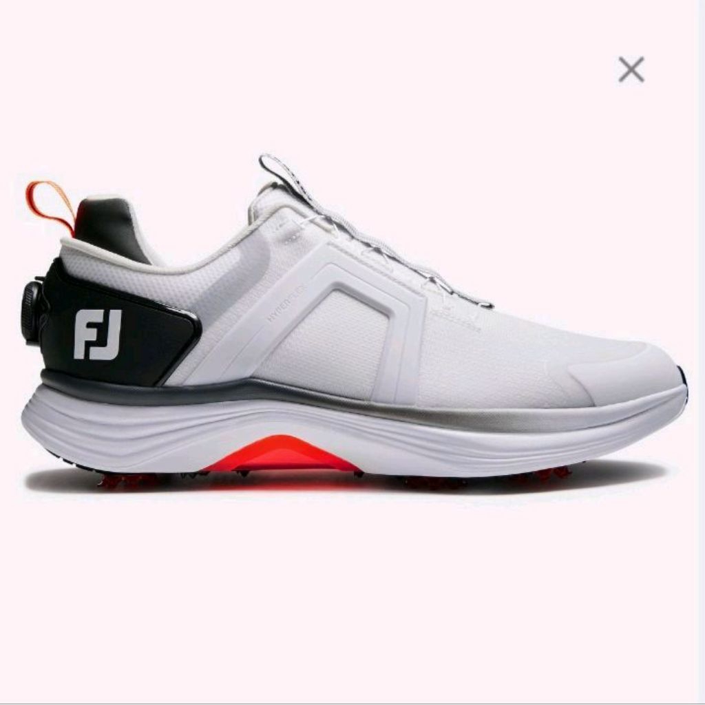 Sepatu Golf Footjoy Hyperflex BOA White Black Red Original