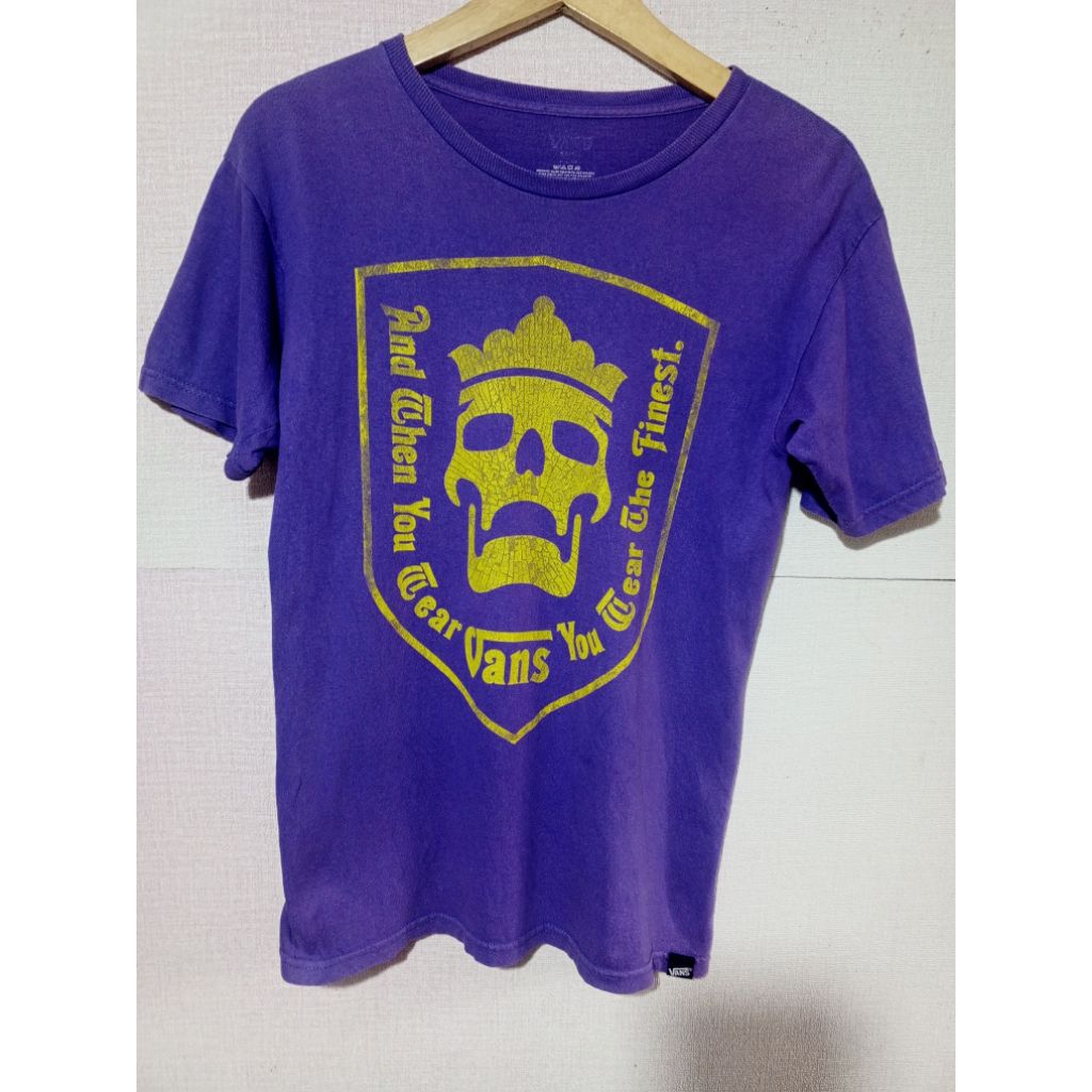 baju kaos lengan pendek Vans size S fit M second