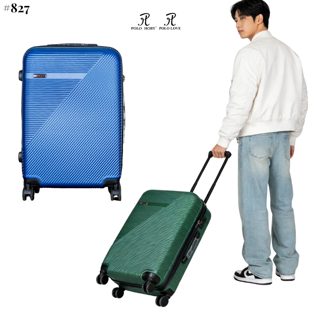 #827 POLOLOVE Koper 24 Inci - Koper 20 Inci | Koper Traveling Koper kokoh Koper TSA Lock