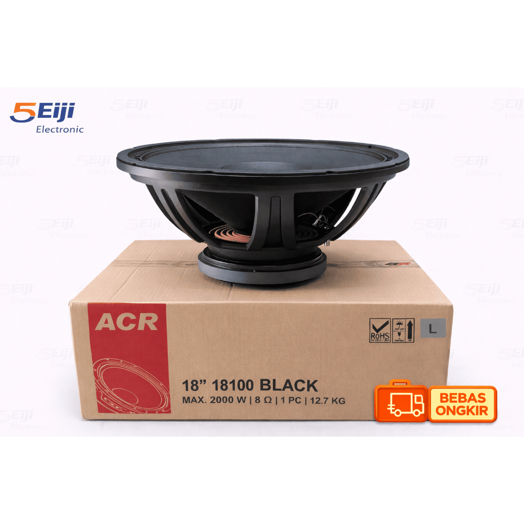 Speaker ACR 18100 Black Speaker ACR 18 Inch Black Series ACR Subwoofer