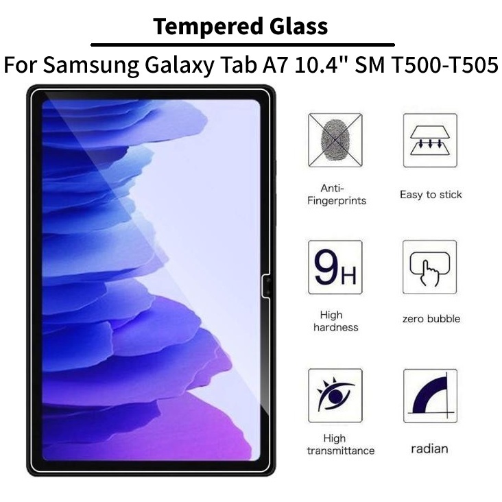 Antigores Samsung Tab A7 10.4"inch /T500 /T505  anti gores samsung tab a7  tempered glass samsung ta