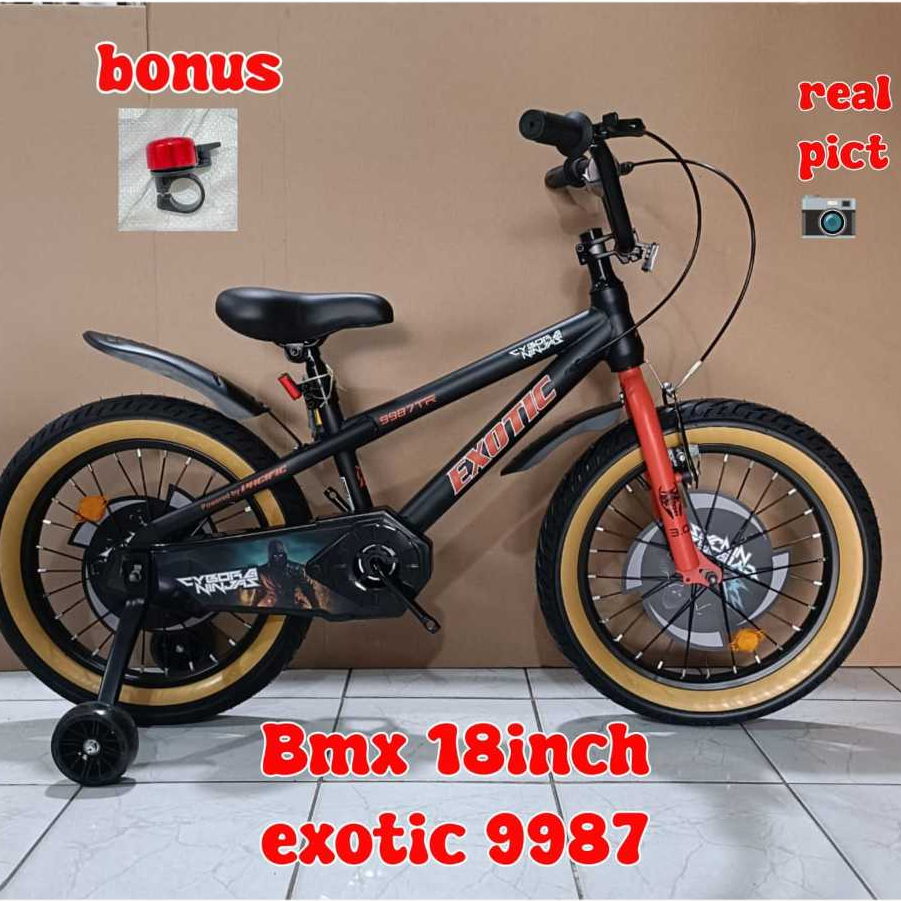 Sepeda bmx 18inch exotic 9987 terbaru sepeda bmx by pacific