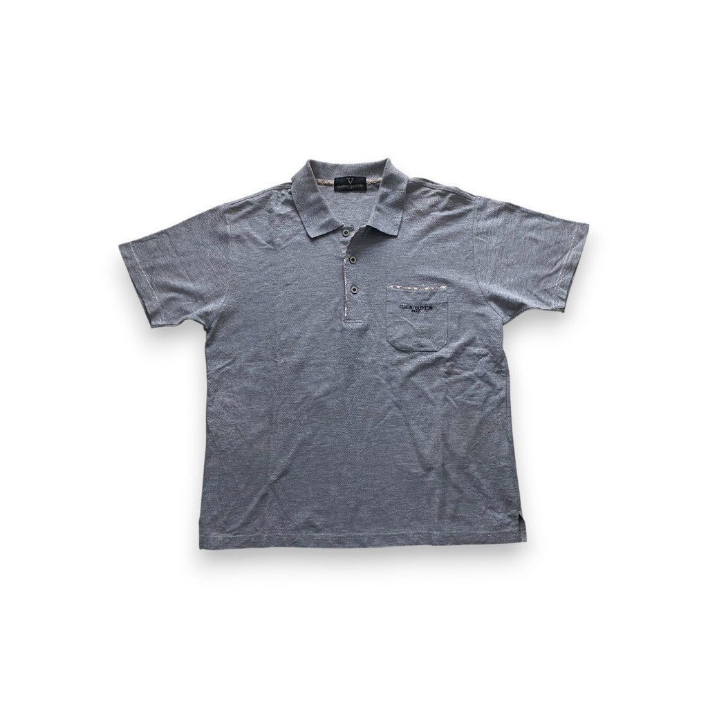 Kaos Kerah Claudio Valentino Paris Poloshirt