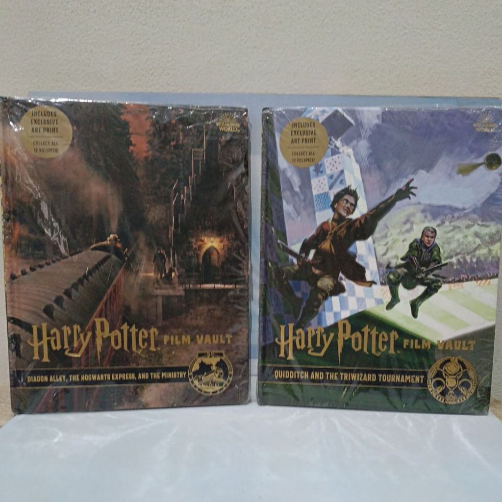 Novel Fantasi Harry Potter Ministry And Tournament Film Vault Bahasa Inggris Original Hardcover Kond