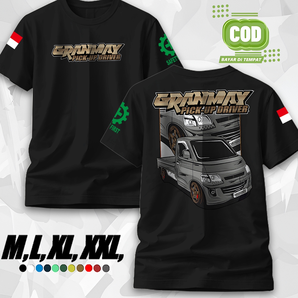 DONATELLO KAOS Kaos PICK UP GRAND MAX Driver - Baju Mobil Daihatsu Pick Up Grandmax OtomotifDriver M