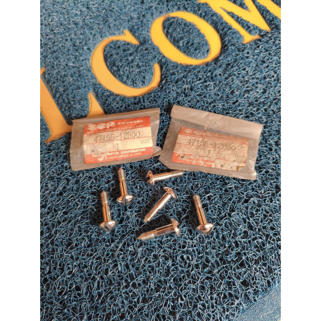 Screw Cover Frame Baut Bodi Samping Suzuki RGR150 Original NOS 47155-12B00