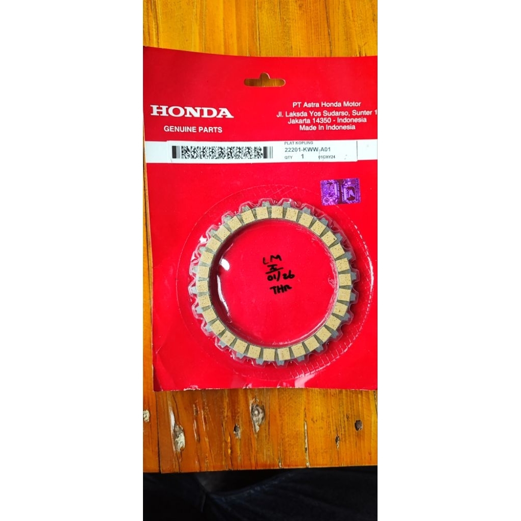 Kampas kopling honda revo 22201-KWW-A01