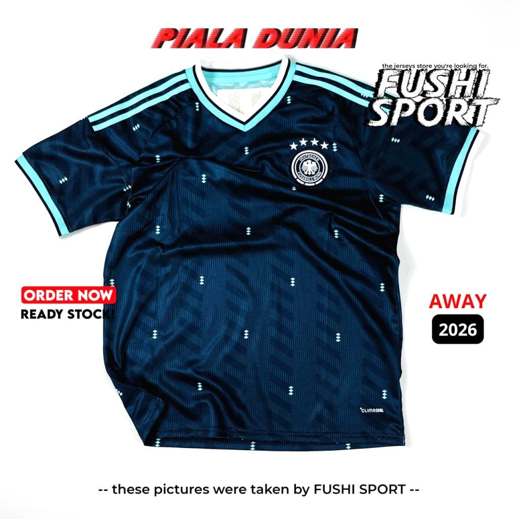 Jersey Baju Bola 2026 Jerman Away Piala Dunia Full Patch NEW