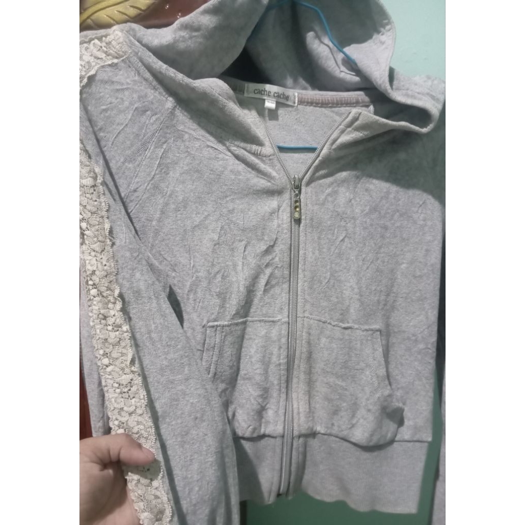 hoodie jiper crop