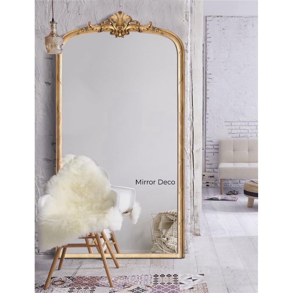 standing mirror / standing mirror antique / mirror vintage / cermin badan