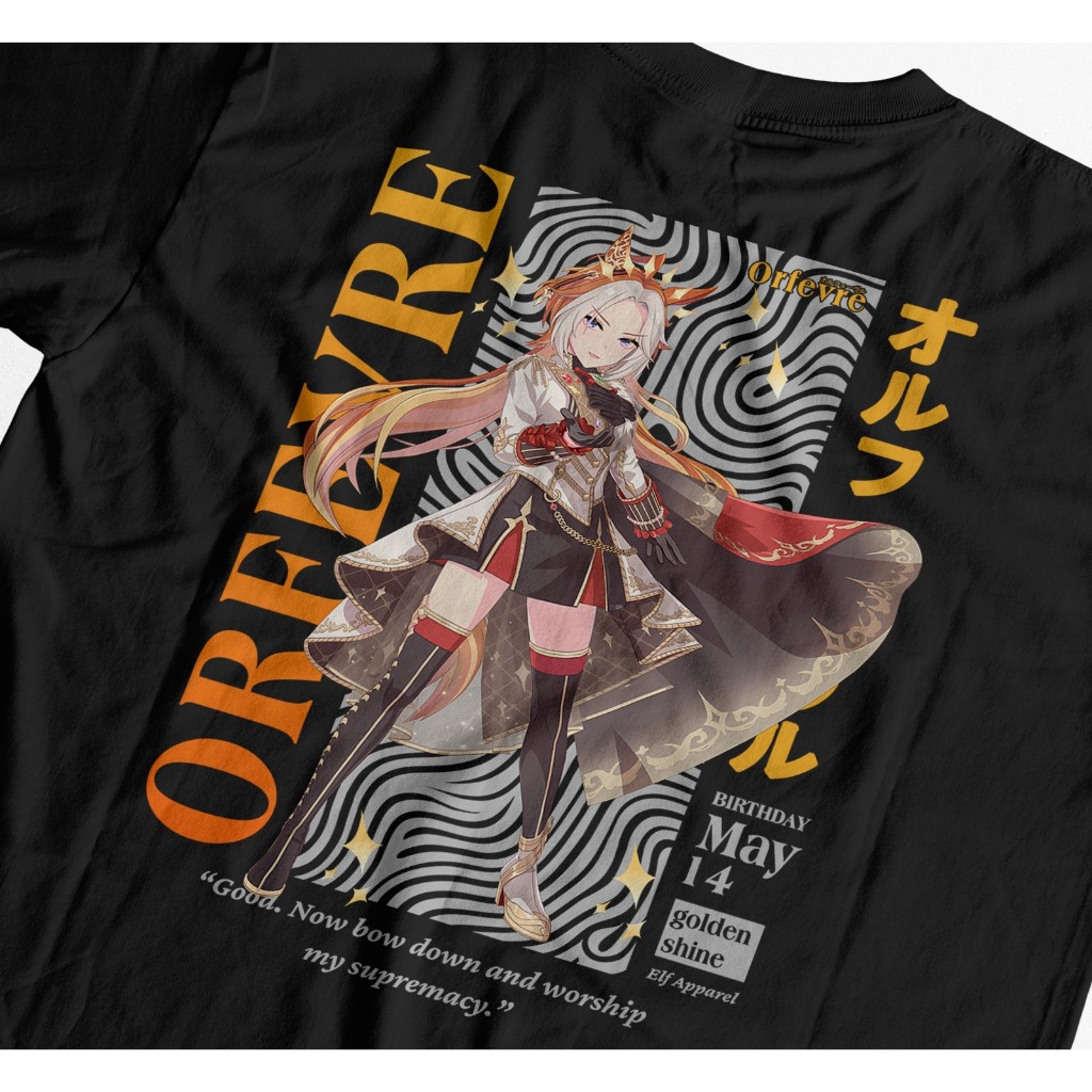 Heavyweight Orfevre Uma Musume Tshirt 230 GSM - Kaos Orfevre Cotton 20s