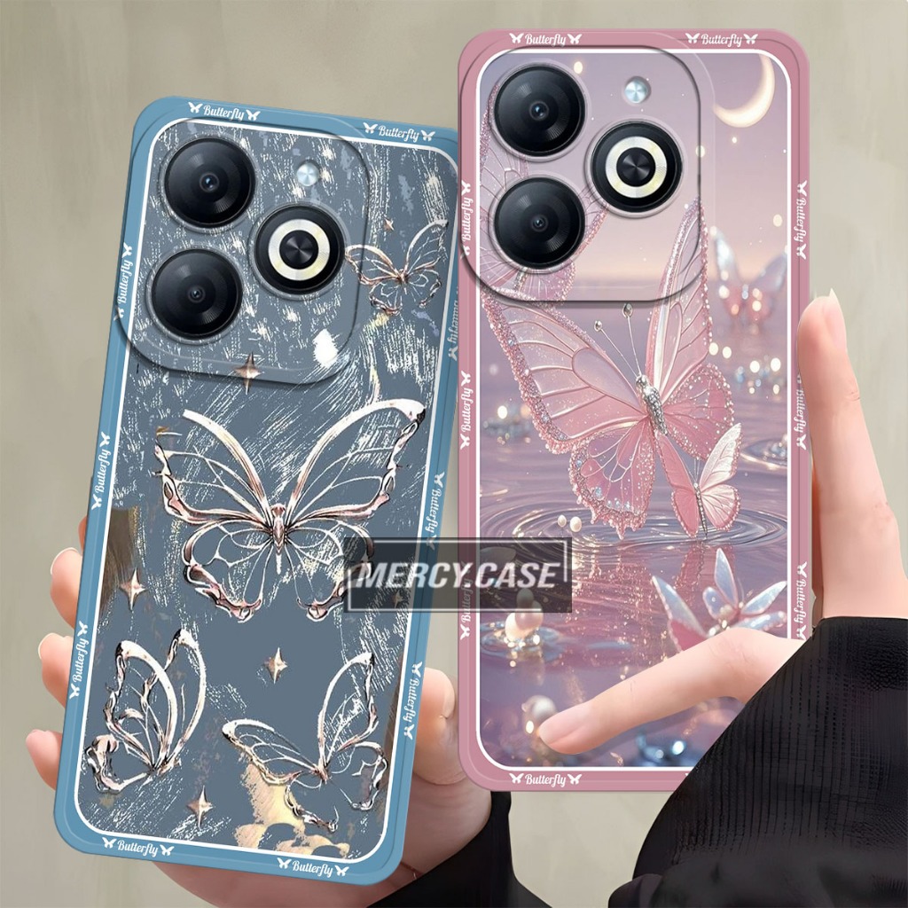 [MRC] Casing HP Infinix Smart 8 Smart 8 Pro Hot 40i Tecno Spark 20 20C Itel P55 4G Case Procamera Si