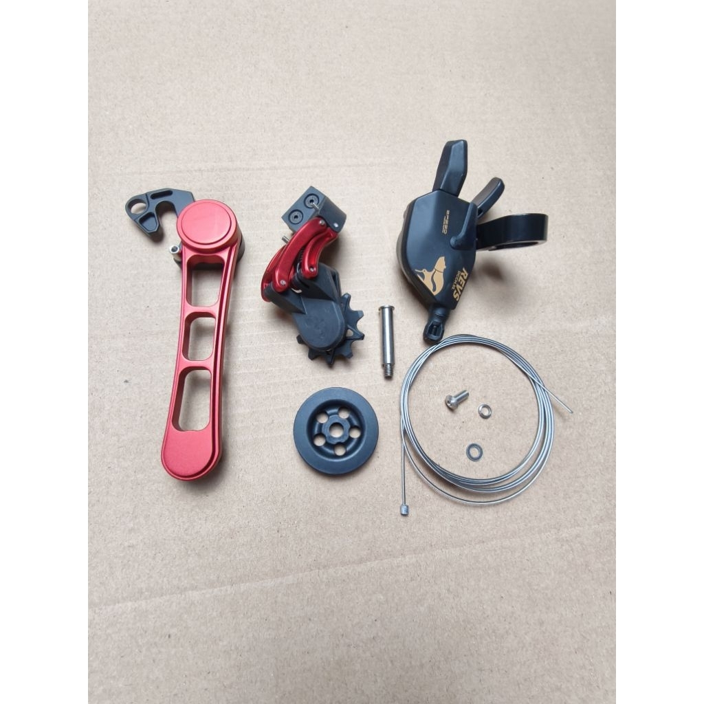 DCCH set up grade 7 speed external P/T line CHPT3 V4 bromptonN red
