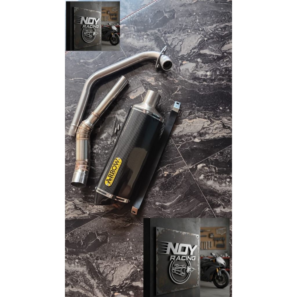 knalpot racing Arrow karbon, gtr 150,satria Fu karbu/ injeksi, Jupiter MX 135,Jupiter MX old,