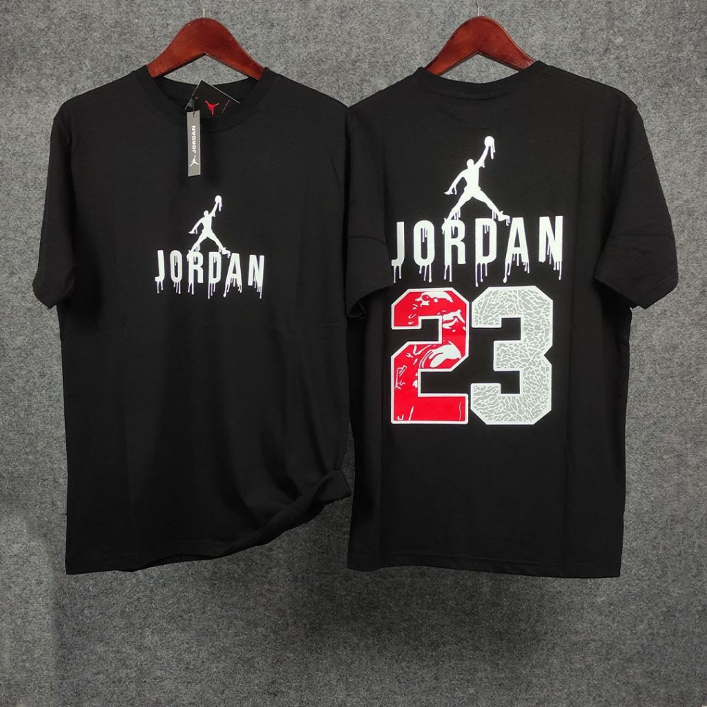 AIR JORDAN T-Shirt Branded Premium Kaos Distro Lengan Pendek 100% Cotton Combed 24S Bordir Aplikasi 
