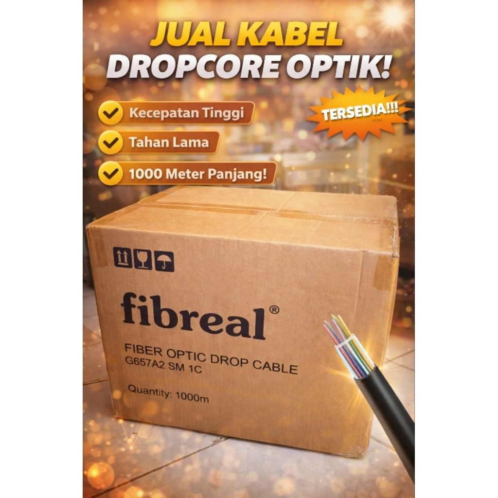 [DROPCORE] KABEL FIBER OPTIK ROLL 1000M