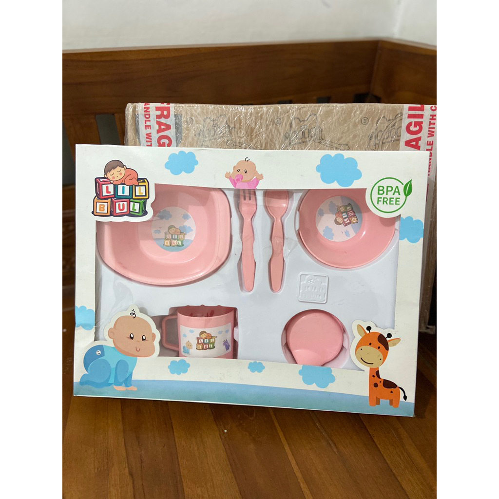 set makan bayi alat makan bayi tempat makan bayi set