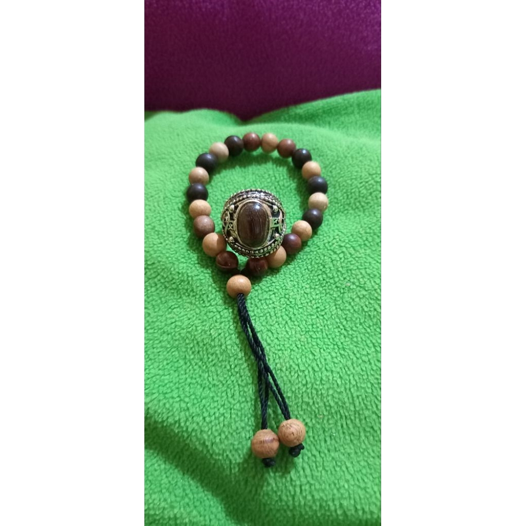 cincin ukir ring 8 mata kayu stigi laut