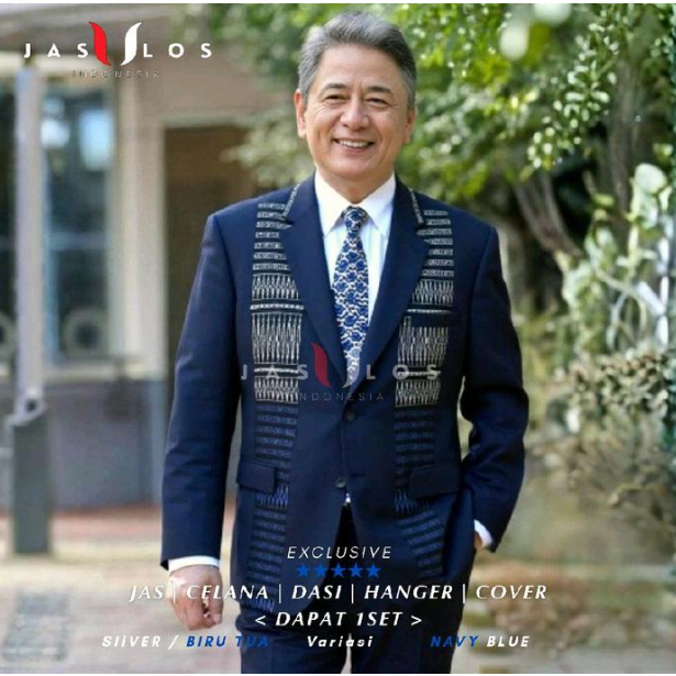 ULOS Jas Setelan Lengkap Pria Khas Batak