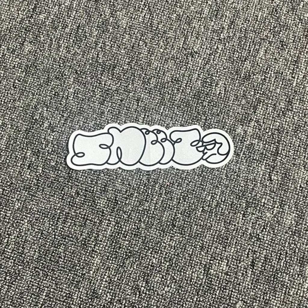 SNEEZE LOGO STICKER REVLECTIVE