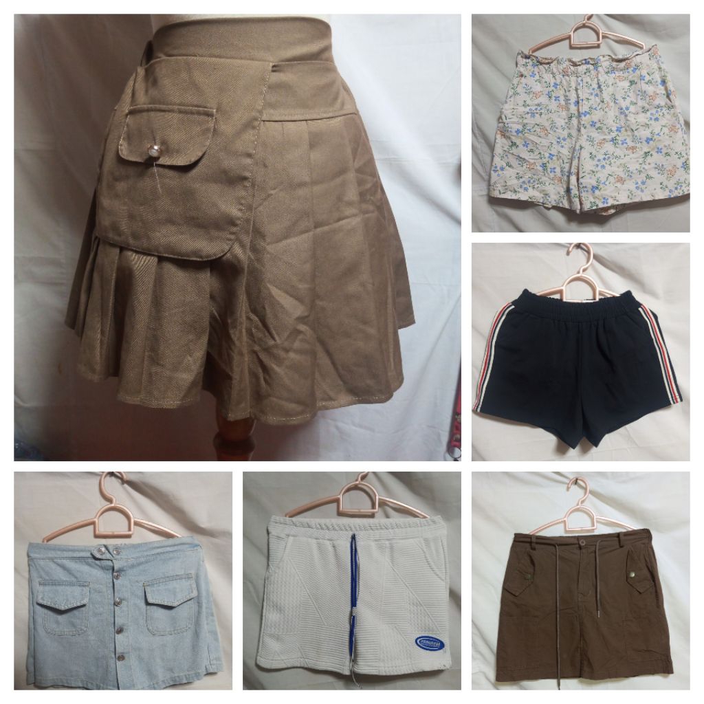 CeLANA CEWEK pendek rok pendek/ preloved