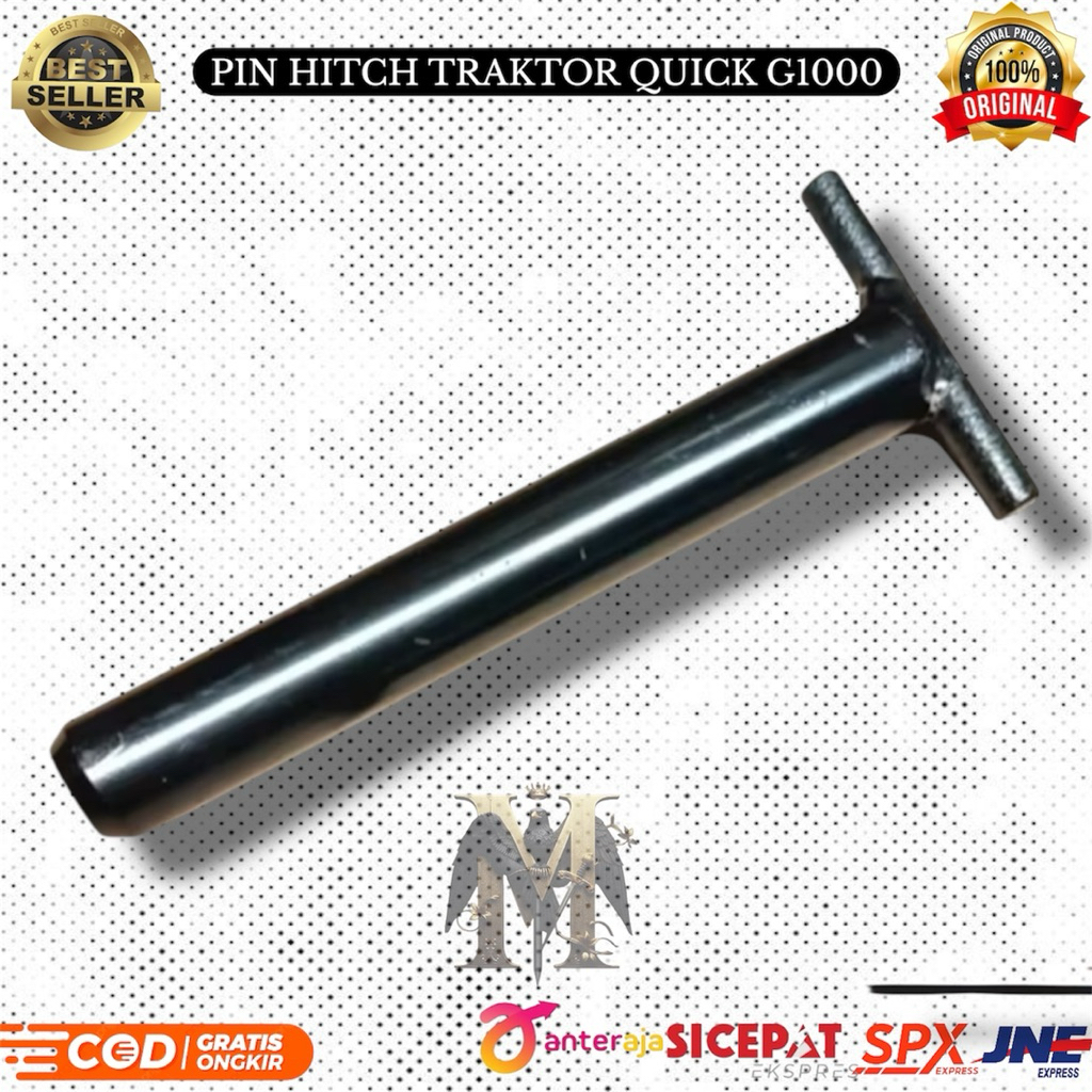 Hitch Pin Sub Assy Quick G1000 Hit Pen Luku Bajak Sindik Singkal Pantek Glebeg Warna Hitam Bahan Bes