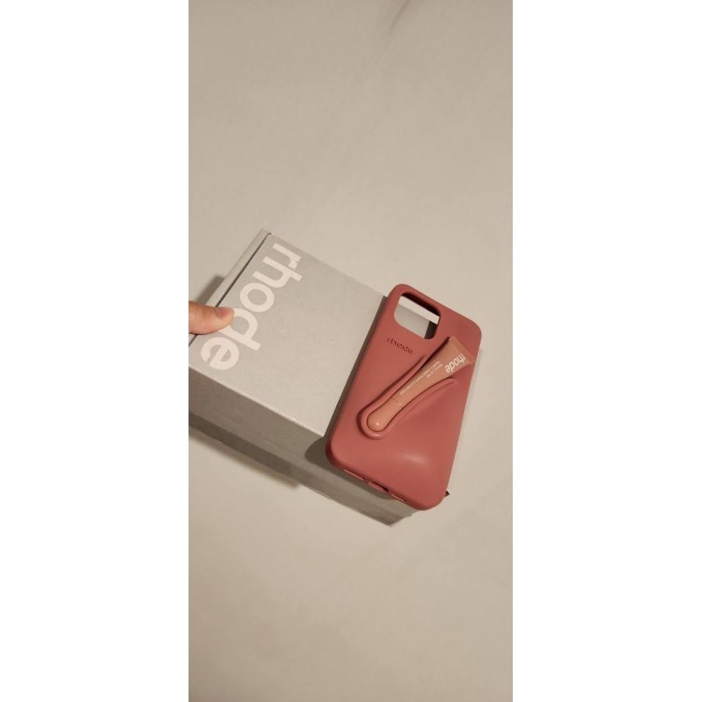 Rhode Phone Case 14 pro max dengan Slot Lip Product with lip tint (original beli di amerika)