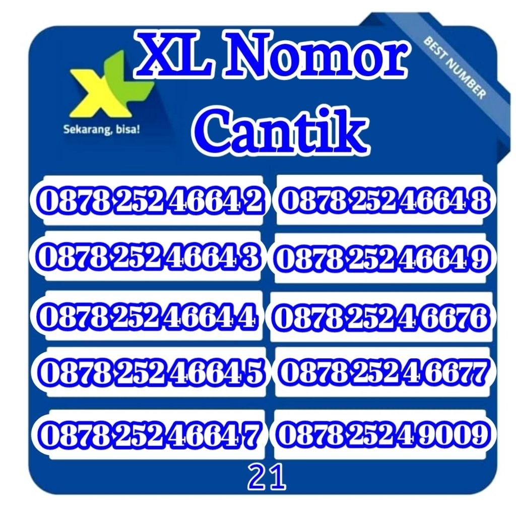 promo kartu perdana XL nomor cantik(Cek Deskripsi)