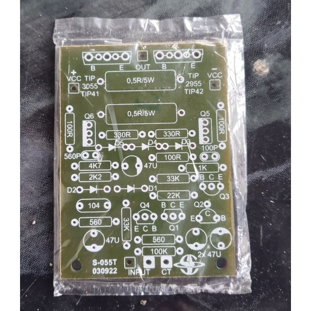 PCB Power Amplifier OCL 150W Mono SATURN S-055T