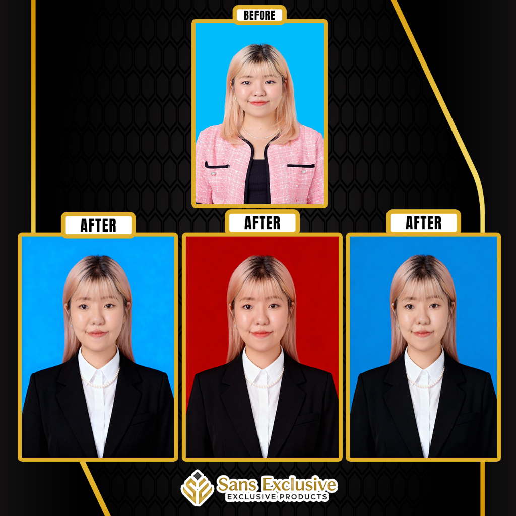 Jasa Edit Foto Profesional Manual Non AI | Ganti Background & Jas Formal | Pas Foto Kerja, Wisuda, M