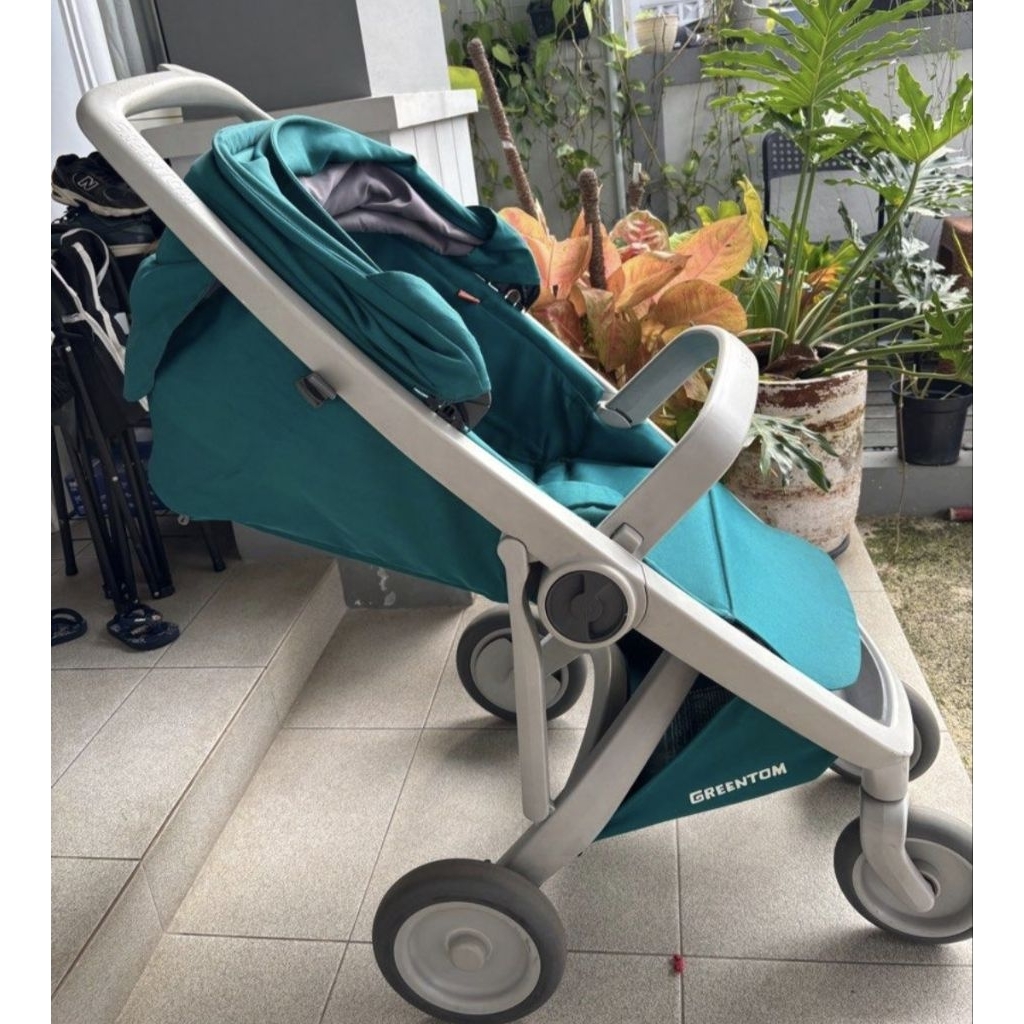 stroller greentom preloved