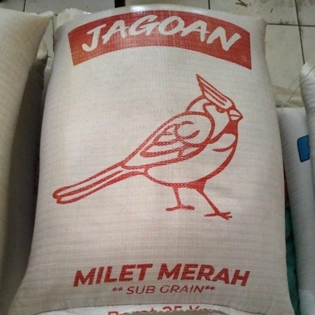 Milet Merah 25 Kg Pakan Burung JAGOAN