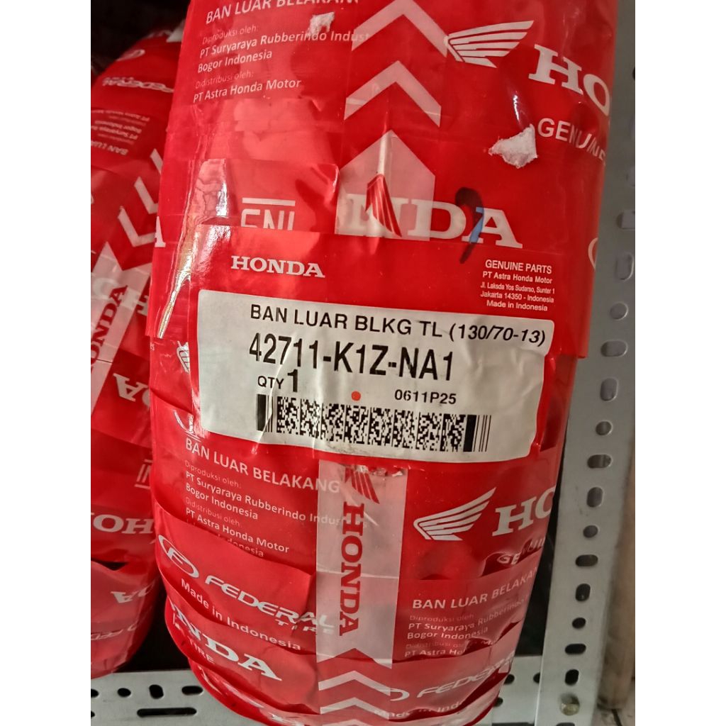BAN BELAKANG 130/70/13 HONDA PCX 160 ORI AHM 42711K1ZNA1